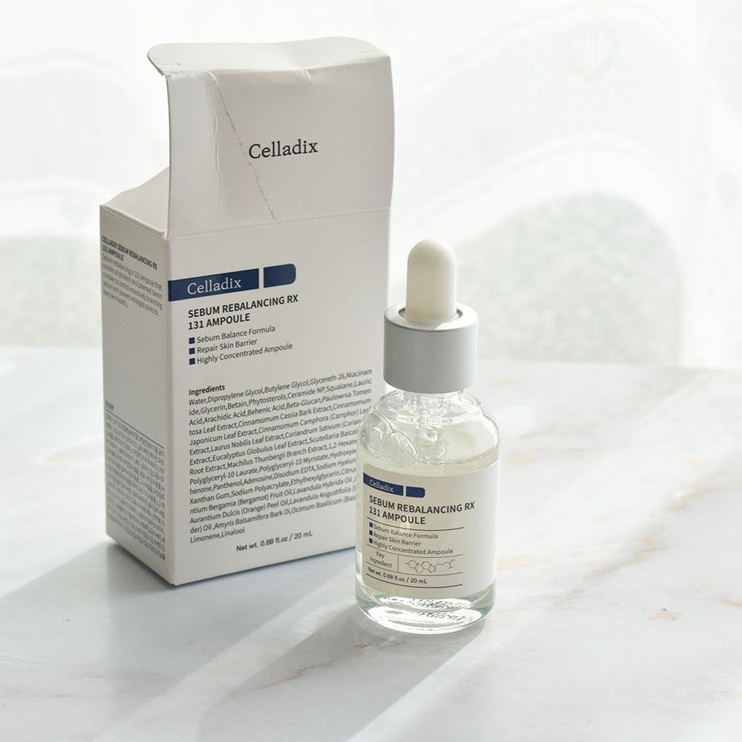 韓国コスメのセバムリバランシングRX131アンプルをつかってみました

───────────
セバムリバランシングRX131アンプル
容量：20mL
MADE IN Korea
───────────
@celladix_jp

セバムリ