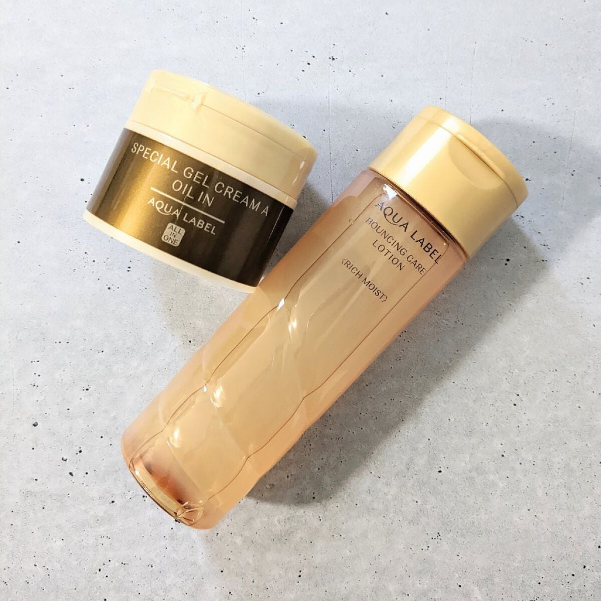 スペシャルジェルクリーム(オイルイン)/アクアレーベル/オールインワン化粧品を使ったクチコミ(1枚目)