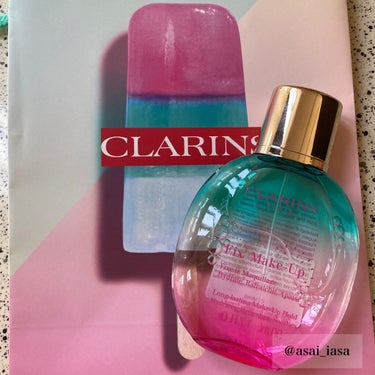 フィックス メイクアップ/CLARINS/ミスト状化粧水を使ったクチコミ（3枚目）