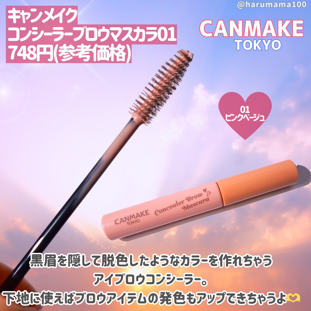 コンシーラーブロウマスカラ/キャンメイク/その他アイブロウを使ったクチコミ（2枚目）