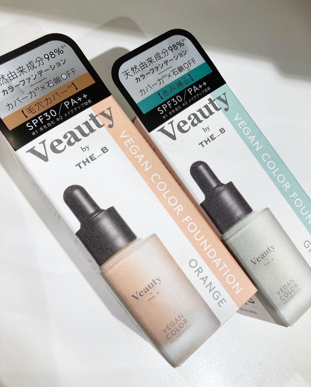 ヴィーガン カラーファンデーション/Veauty by THE_B/リキッドファンデーションを使ったクチコミ(1枚目)