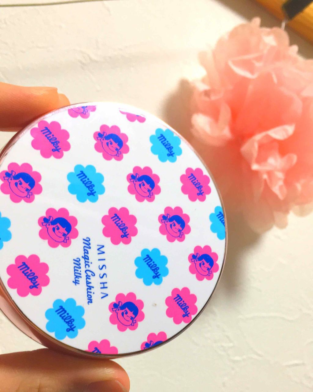 M クッションベース(ミルキー)/MISSHA/化粧下地を使ったクチコミ(1枚目)