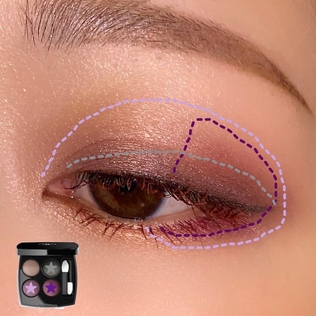 レ キャトル オンブル/CHANEL/アイシャドウパレットを使ったクチコミ(5枚目)