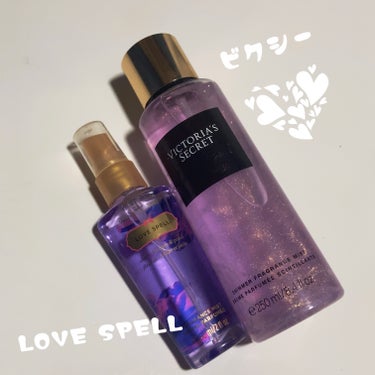 ボディ ミスト ラヴスペル/victoria's secret (ヴィクトリアズシークレット)/香水(レディース)を使ったクチコミ（1枚目）