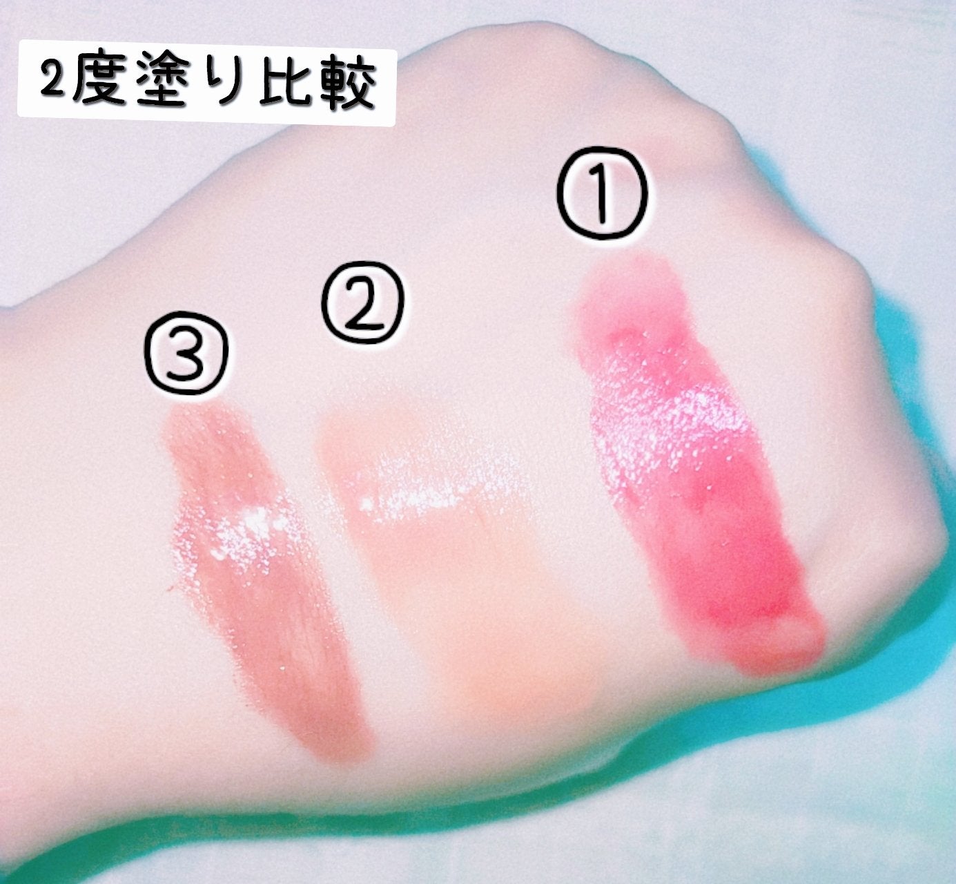 ラスティンググロスリップ/CEZANNE/口紅を使ったクチコミ(2枚目)