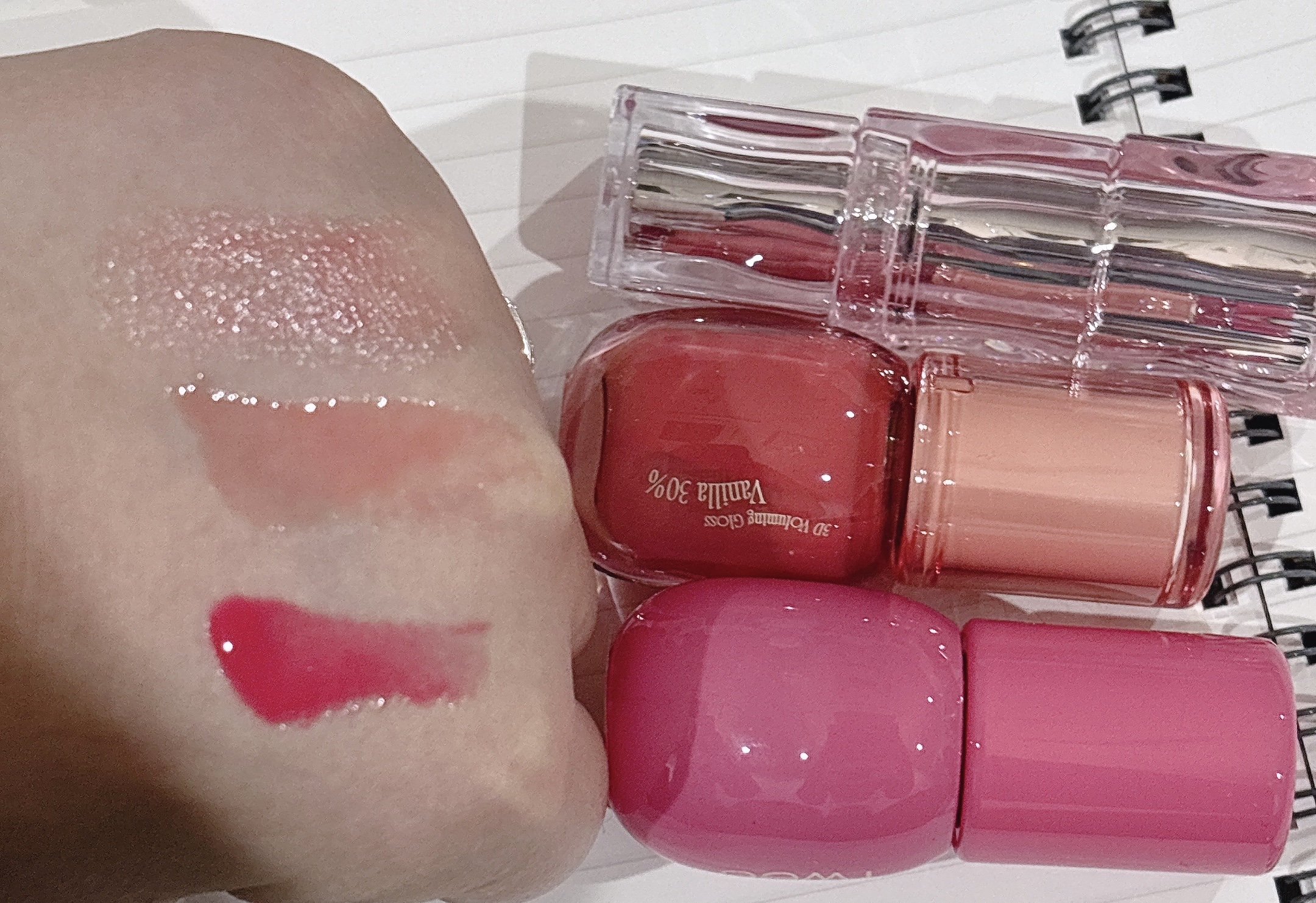 フィー 3Dボリューミンググロス/fwee/リップグロスを使ったクチコミ（1枚目）