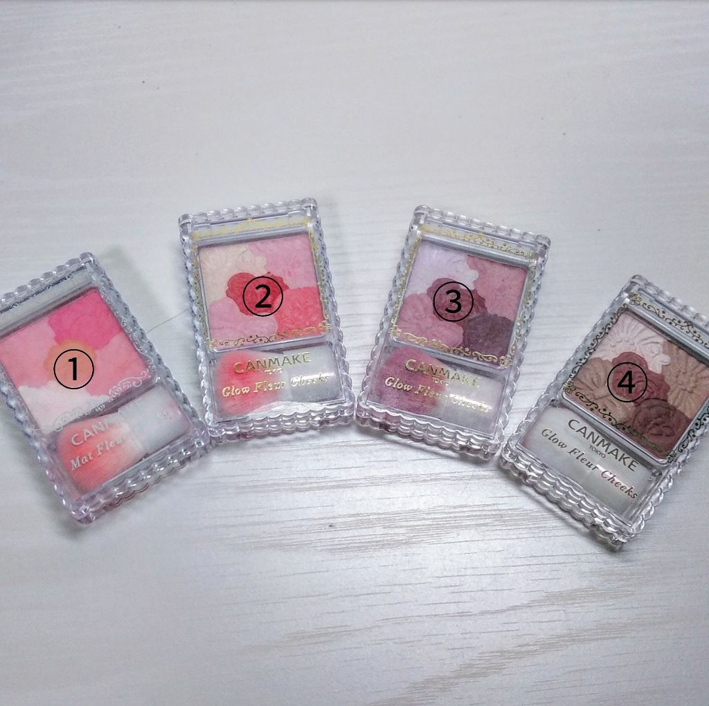 グロウフルールチークス/キャンメイク/パウダーチークを使ったクチコミ(2枚目)