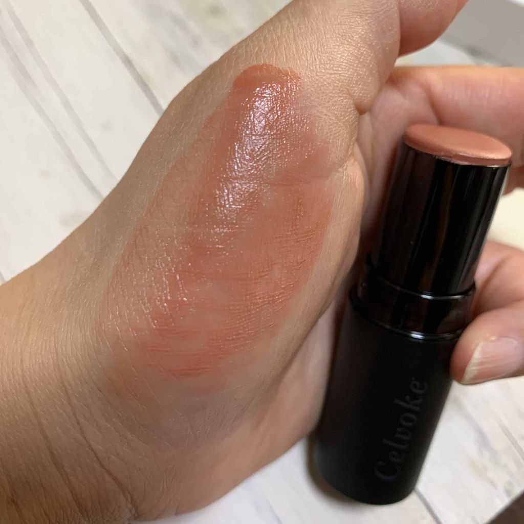 カムフィースティックブラッシュ/Celvoke/ジェル・クリームチークを使ったクチコミ(3枚目)