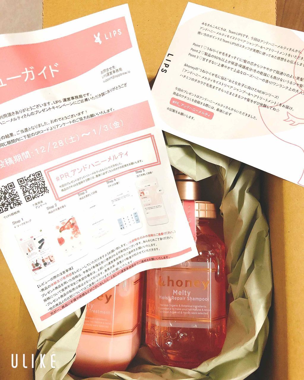 &honey Melty モイストリペア シャンプー1.0／モイストリペア ヘアトリートメント2.0/&honey/市販シャンプーを使ったクチコミ（2枚目）