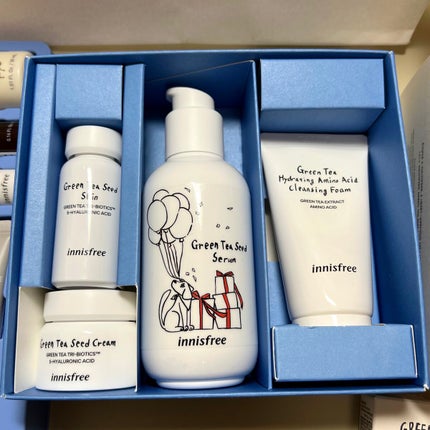 グリーンティーシード セラム N スペシャルセット/innisfree/スキンケアキットを使ったクチコミ(2枚目)