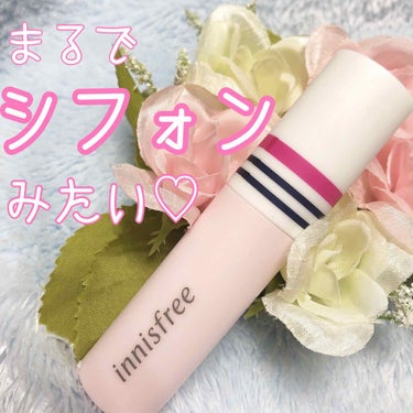 innisfree innisfree×FILA ブラー リップ ムースのクチコミ「◯innisfree×FILA ブラー リップ ムース
1号 ベリークールピンク《全3色展開》.....」（1枚目）