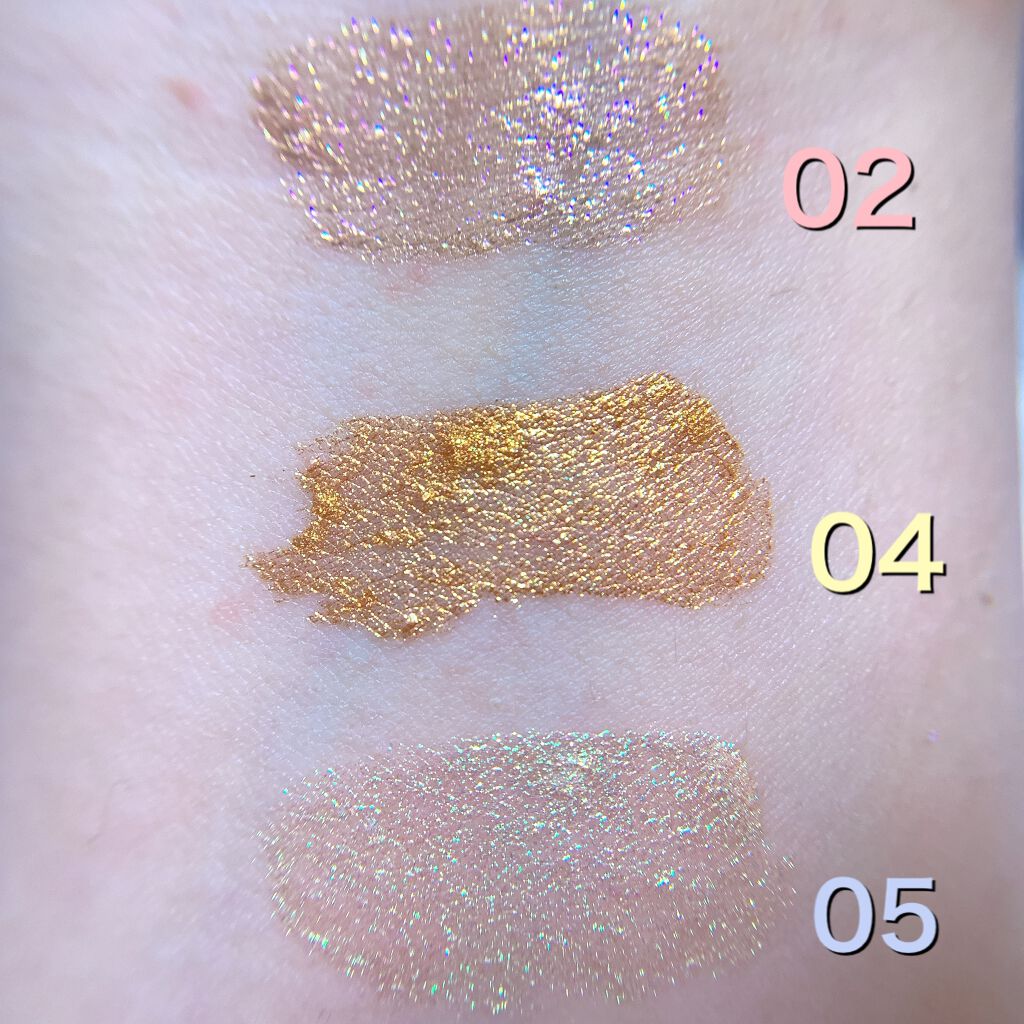 ダイヤモンドシリーズ 星空リキッドアイシャドウ/ZEESEA/リキッドアイシャドウを使ったクチコミ(2枚目)