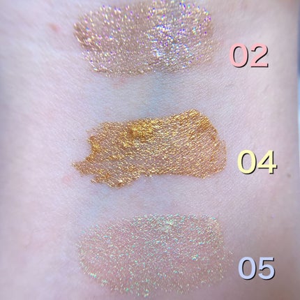 ダイヤモンドシリーズ 星空リキッドアイシャドウ/ZEESEA/リキッドアイシャドウを使ったクチコミ(2枚目)