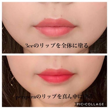 3CE VELVET LIP TINT/3CE/口紅を使ったクチコミ（2枚目）