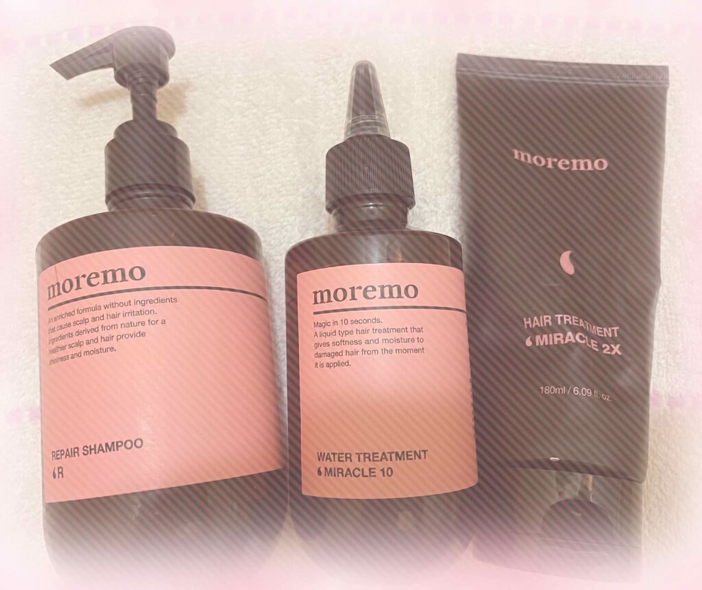 ウォータートリートメントミラクル10/moremo/洗い流すヘアトリートメントを使ったクチコミ(1枚目)