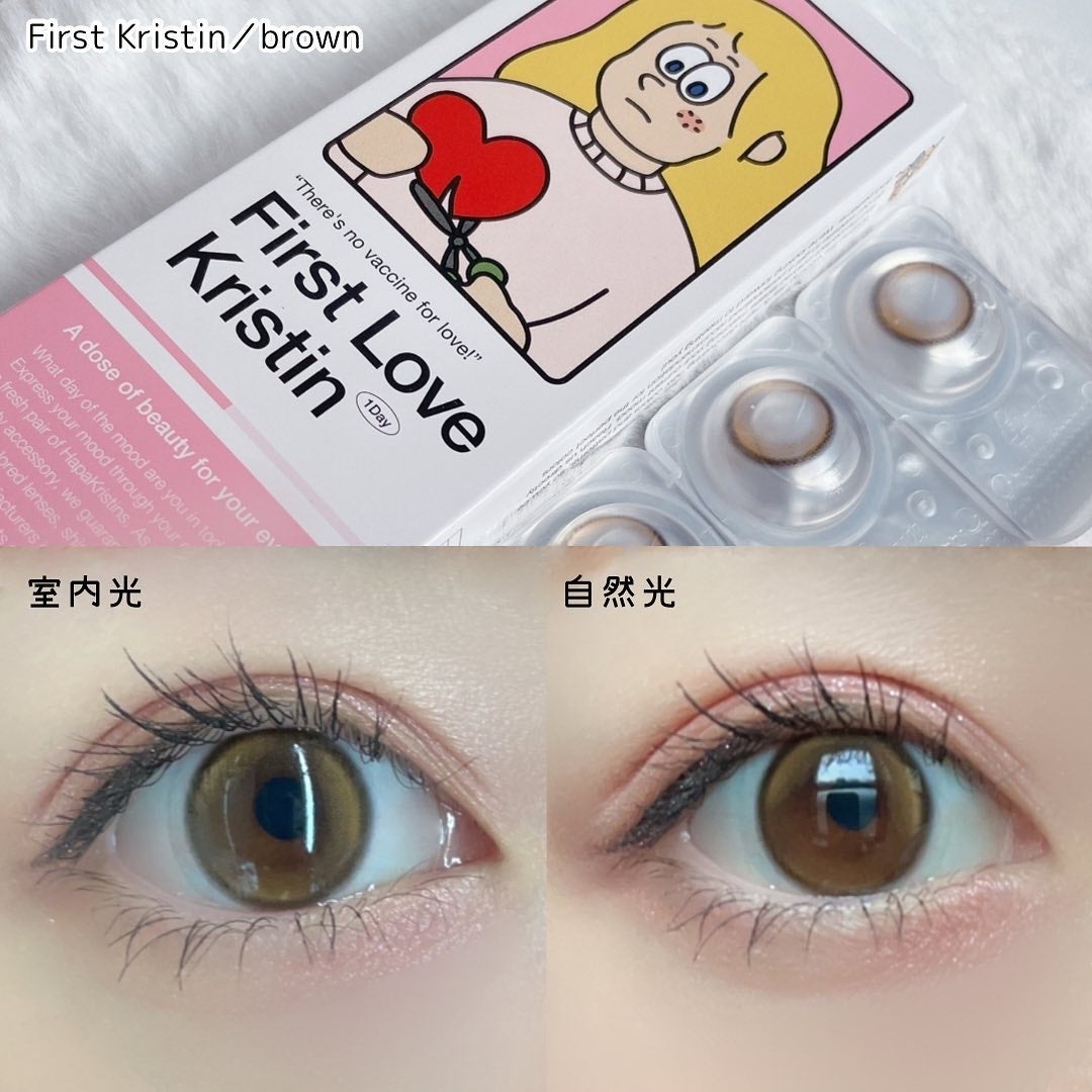 First Love Kristen/Hapa kristin/カラーコンタクトレンズを使ったクチコミ(2枚目)