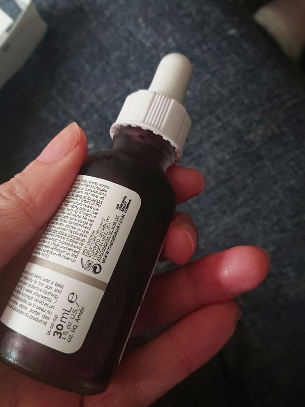 AHA 30% + BHA 2% Peeling Solution/The Ordinary/ピーリングを使ったクチコミ(7枚目)