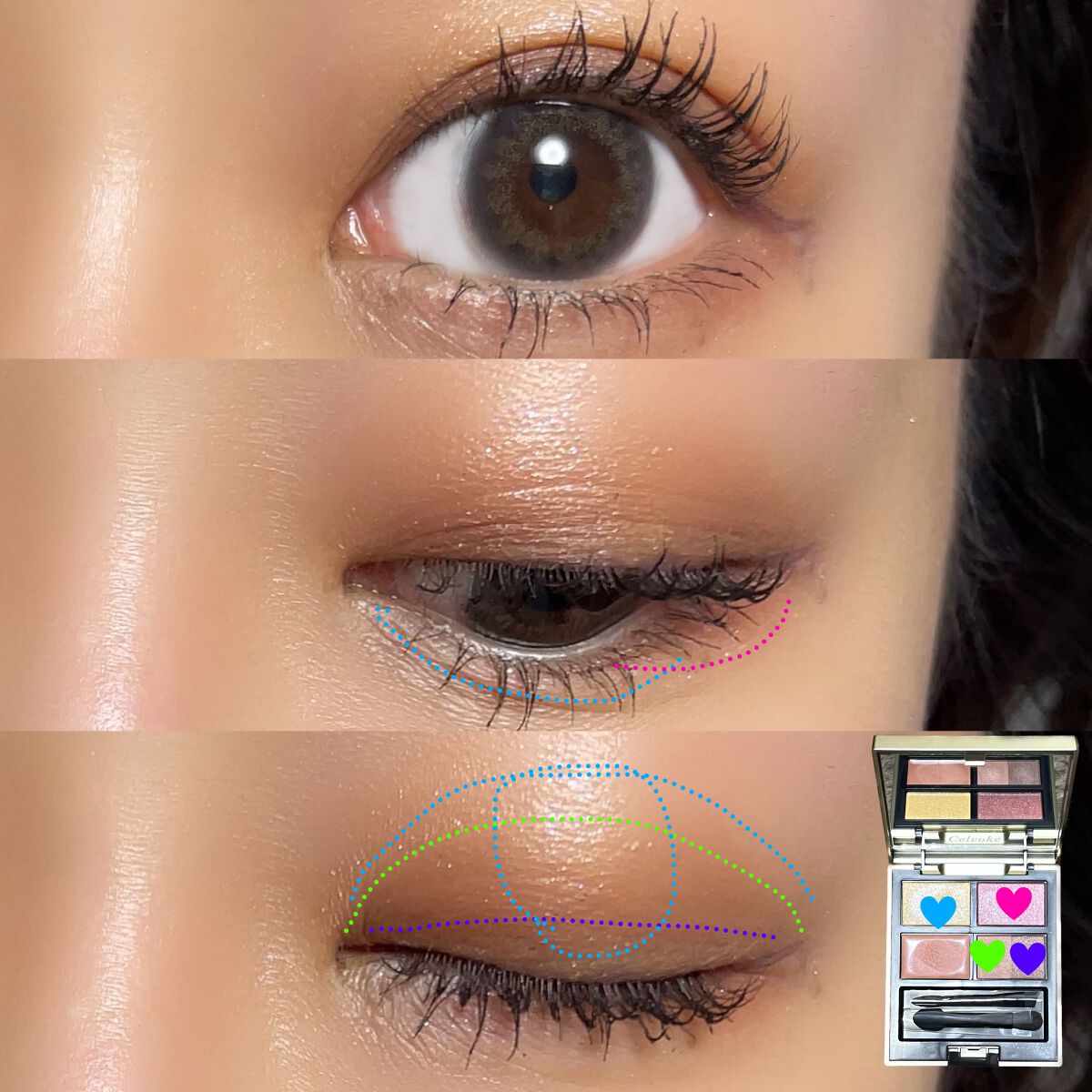 マルチ パレット EX02　ノーマディック トライブ/Celvoke/マルチパレットを使ったクチコミ（3枚目）