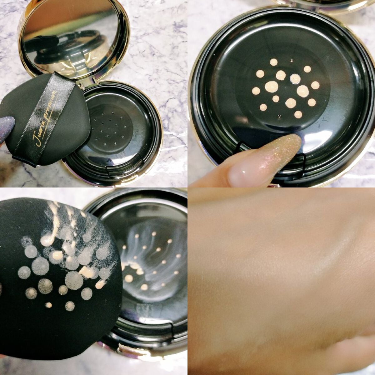 プレミアムニードルファンデーション/ジュエリアプレミアム/クッションファンデーションを使ったクチコミ(2枚目)