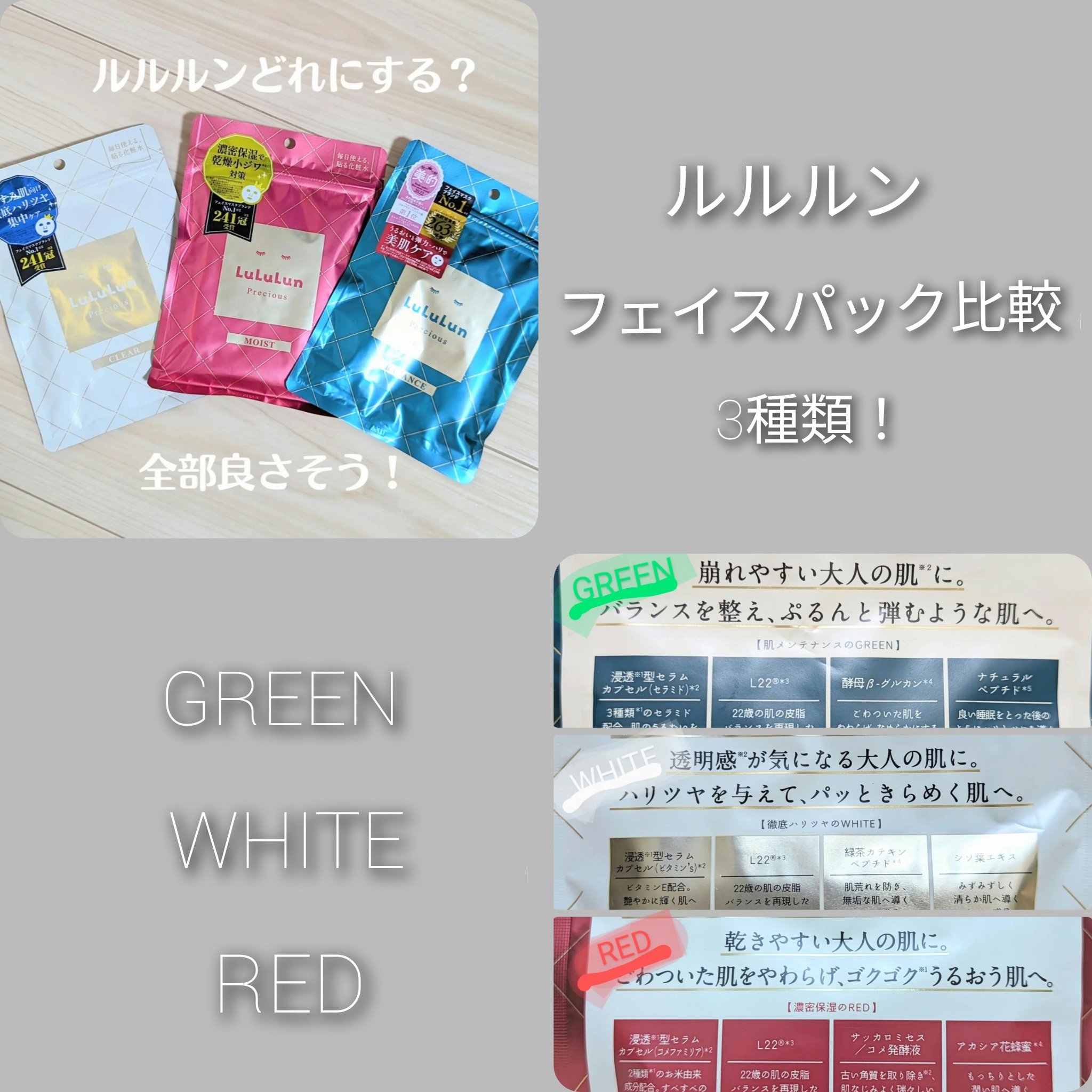 ルルルンプレシャス RED(モイスト)【旧】/ルルルン/シートマスク・パックを使ったクチコミ（1枚目）