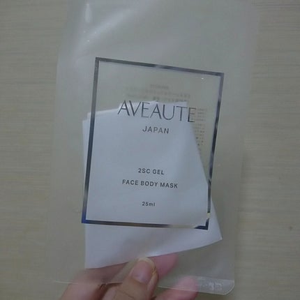 2SC GEL FACE BODY MASK/AVEAUTE/シートマスク・パックを使ったクチコミ(3枚目)