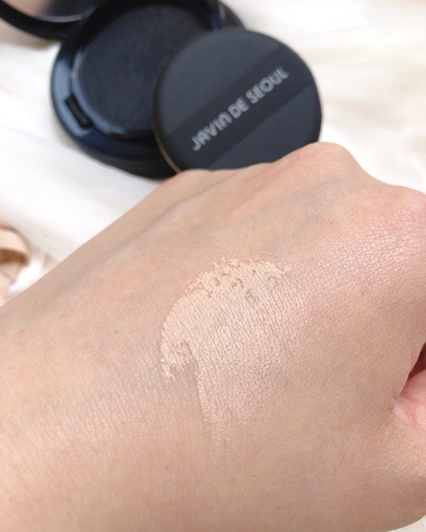 ジャビンドゥソウル ウインクファンデーションパクト/Javin De Seoul/クッションファンデーションを使ったクチコミ（3枚目）