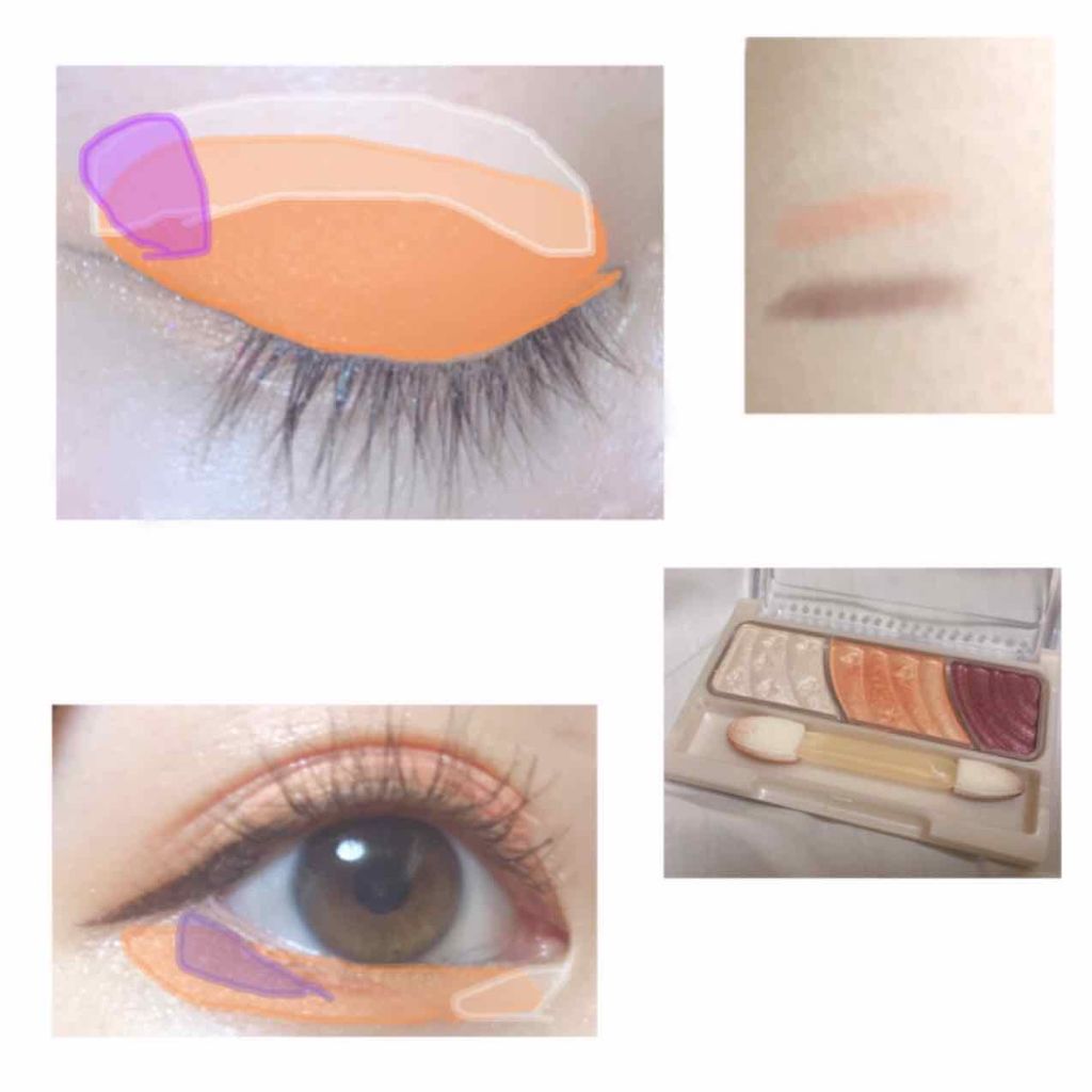 トーンアップアイシャドウ/CEZANNE/アイシャドウパレットを使ったクチコミ（2枚目）