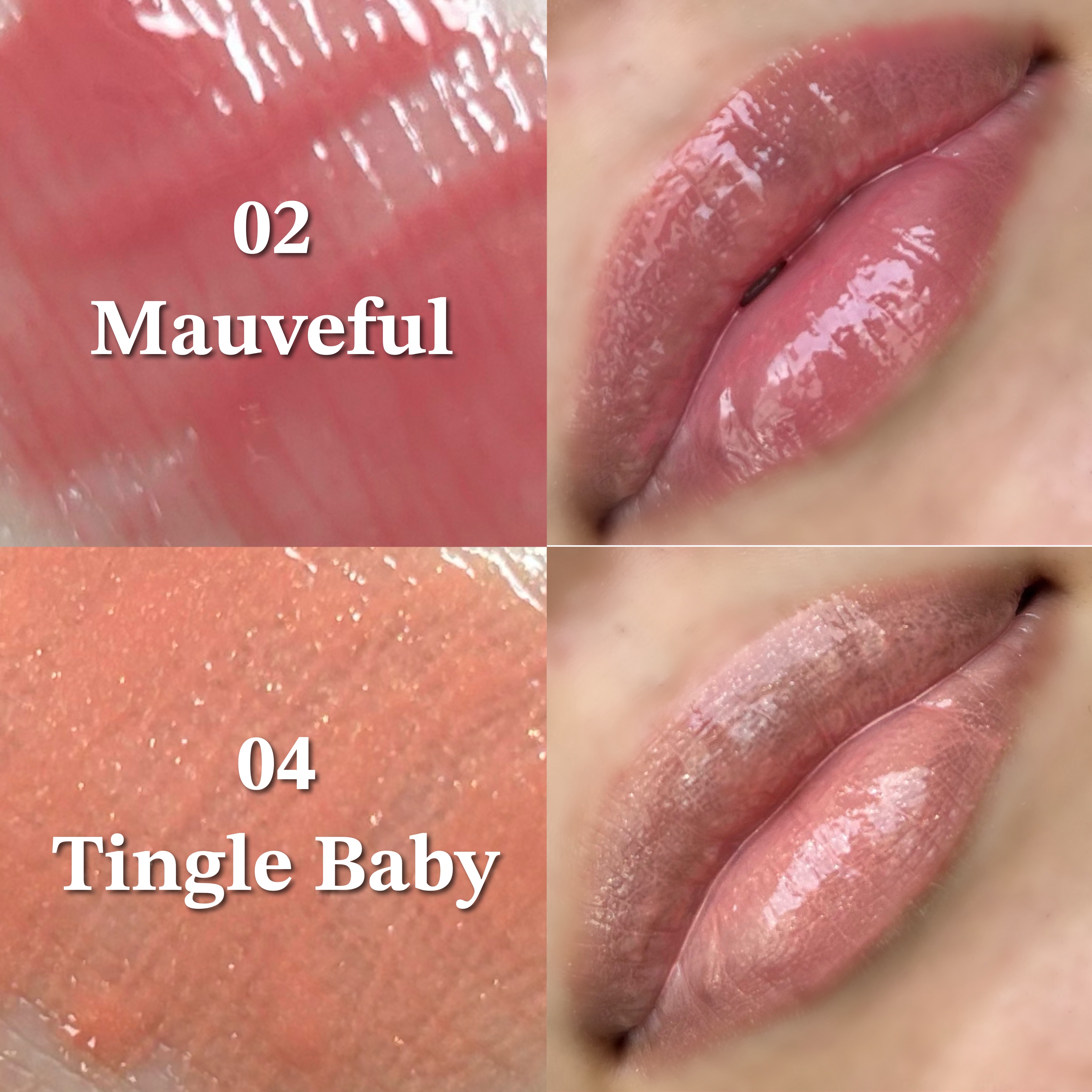 ベアグローペプチドメルティングバーム/PINATE/リップグロスを使ったクチコミ（2枚目）