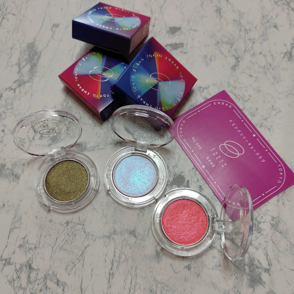 マルチグリッターカラー/ENBAN TOKYO/単色アイシャドウを使ったクチコミ（2枚目）