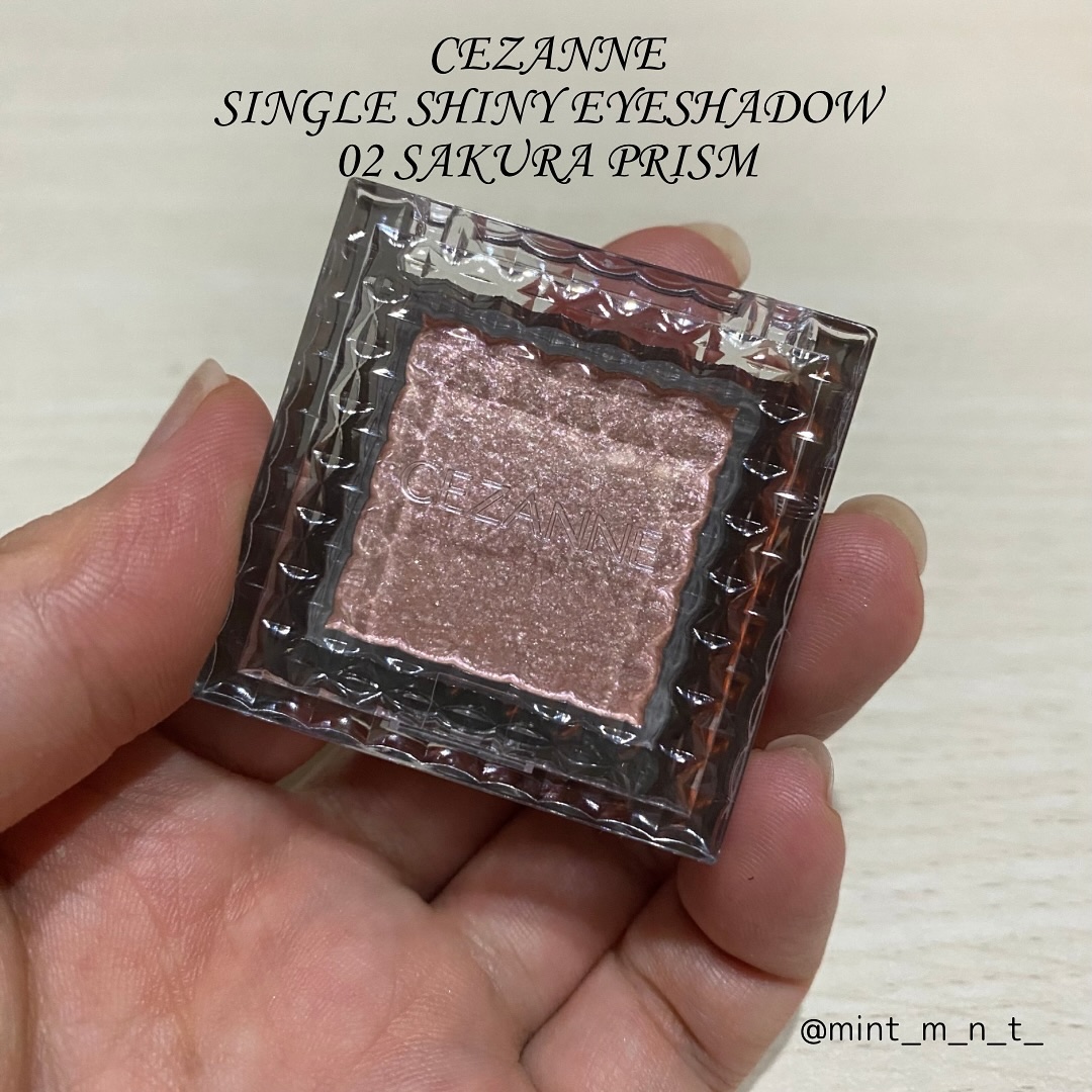 シングルシャイニーアイシャドウ/CEZANNE/アイシャドウを使ったクチコミ（1枚目）