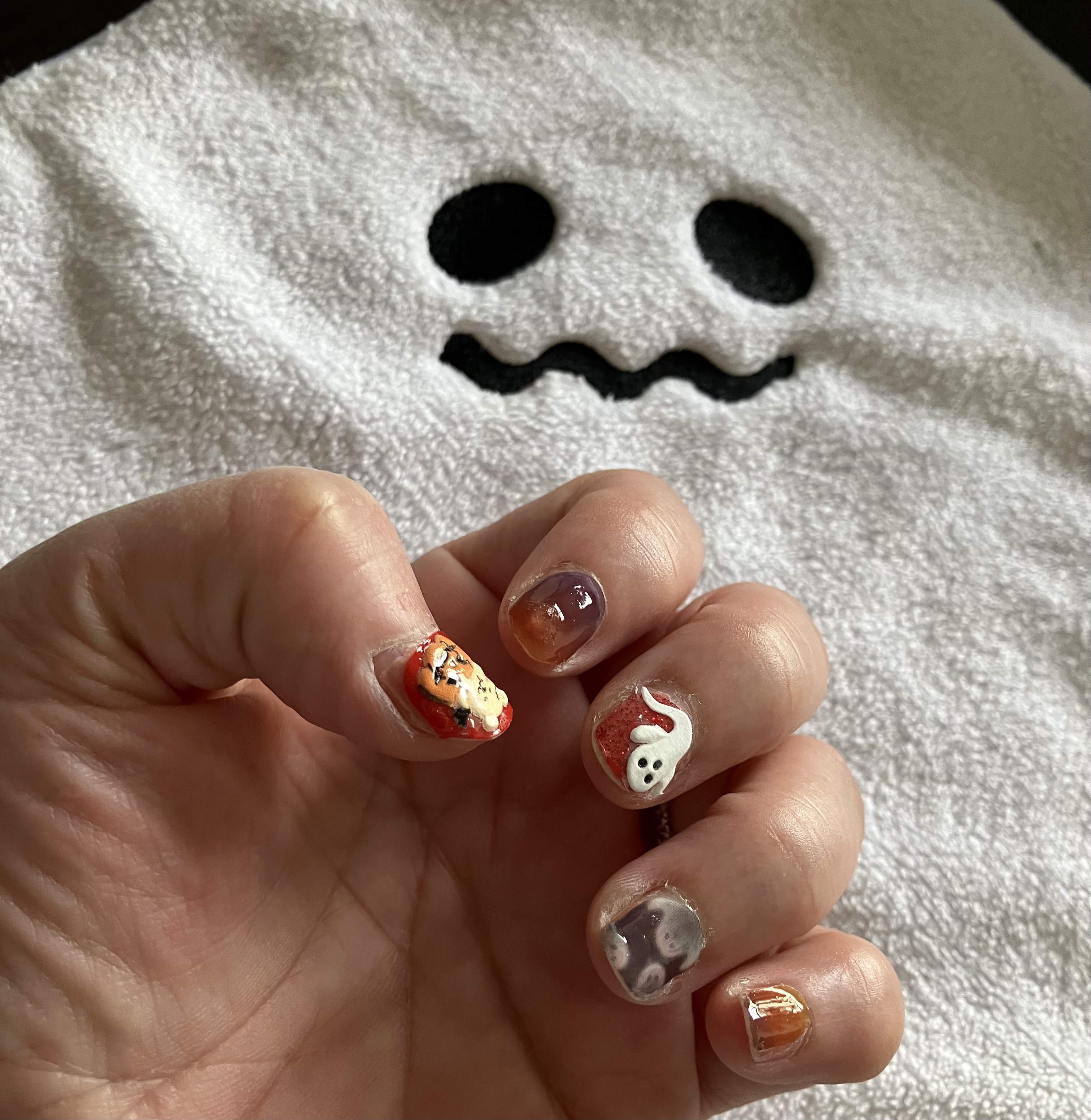 DAISO×紗々 UV GEL ネイルシール/DAISO/ネイルシールを使ったクチコミ（2枚目）