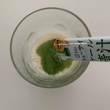 ケール青汁はちみつ入りプラス善玉菌/キューサイ/青汁を使ったクチコミ(4枚目)