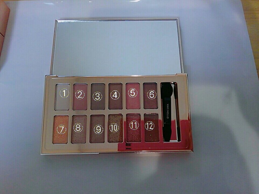 バレンタインボックス/VAVI MELLO/アイシャドウパレットを使ったクチコミ(2枚目)