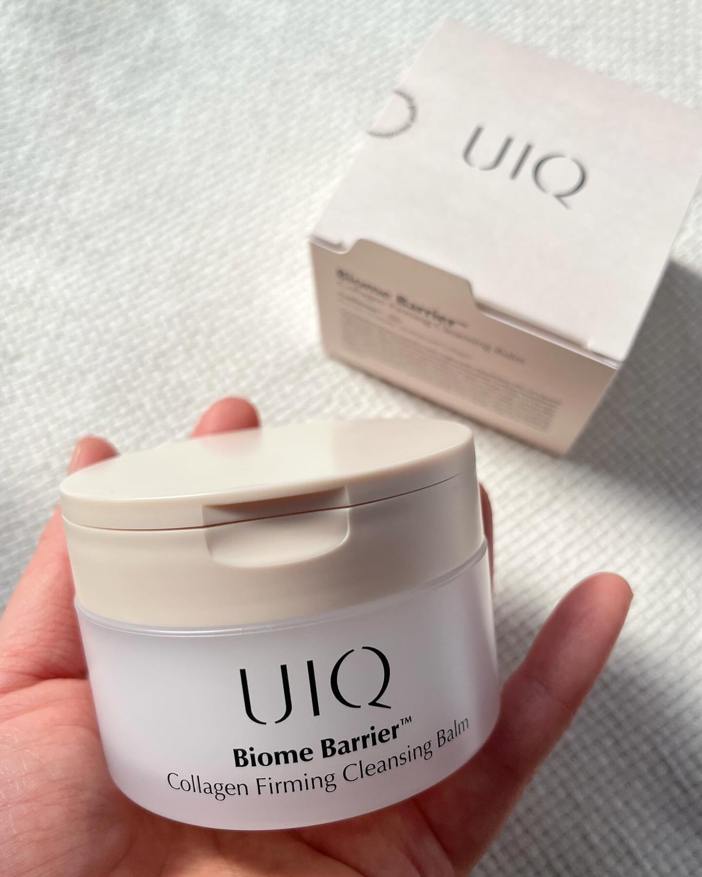 バイオームバリアコラーゲンファーミングクレンジングバーム/UIQ/クレンジングバームを使ったクチコミ(1枚目)