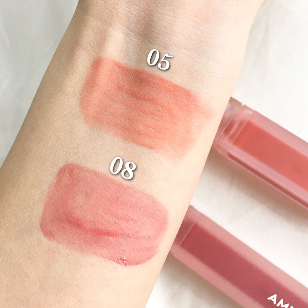 デュー ベルベット/AMUSE/口紅を使ったクチコミ（3枚目）