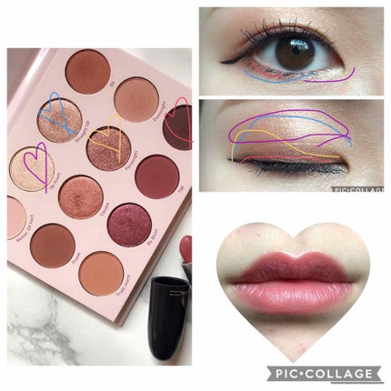 Give It To Me Straight/ColourPop/アイシャドウパレットを使ったクチコミ(3枚目)