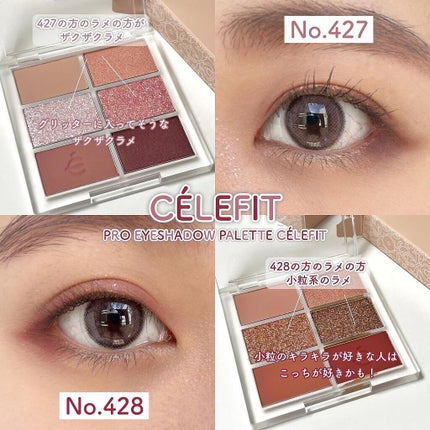 プロアイシャドウパレットセシル/CELEFIT/アイシャドウパレットを使ったクチコミ(4枚目)