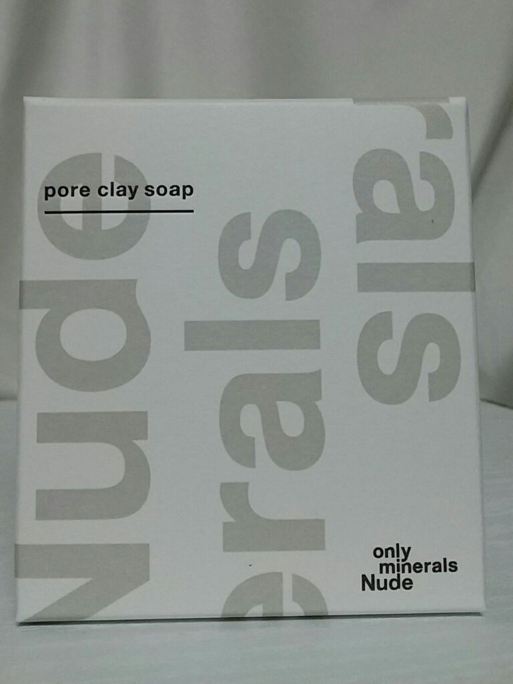 Nude ポアクレイソープ/ONLY MINERALS/洗顔石鹸を使ったクチコミ(1枚目)