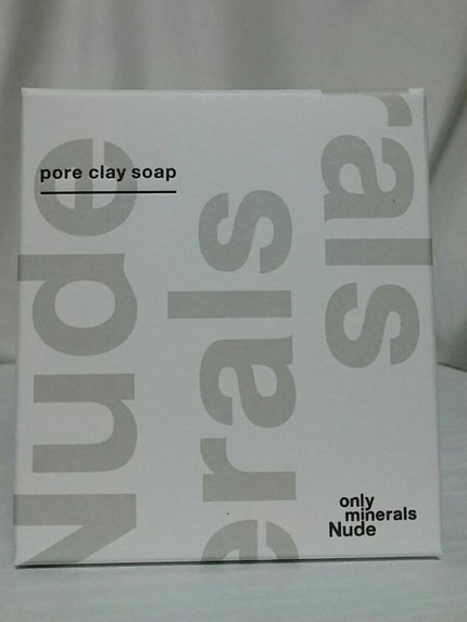 Nude ポアクレイソープ/ONLY MINERALS/洗顔石鹸を使ったクチコミ(1枚目)