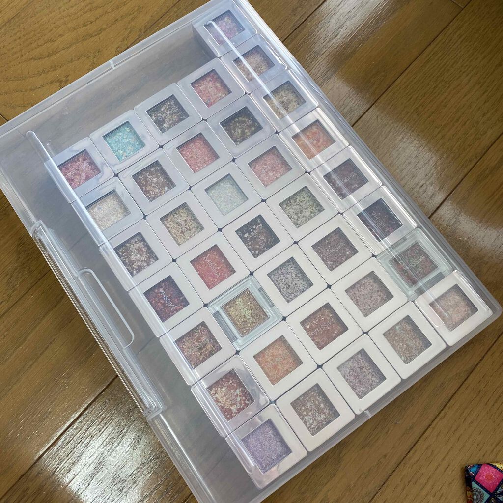 グリッタープリズム シャドウ/MISSHA/グリッターを使ったクチコミ（3枚目）