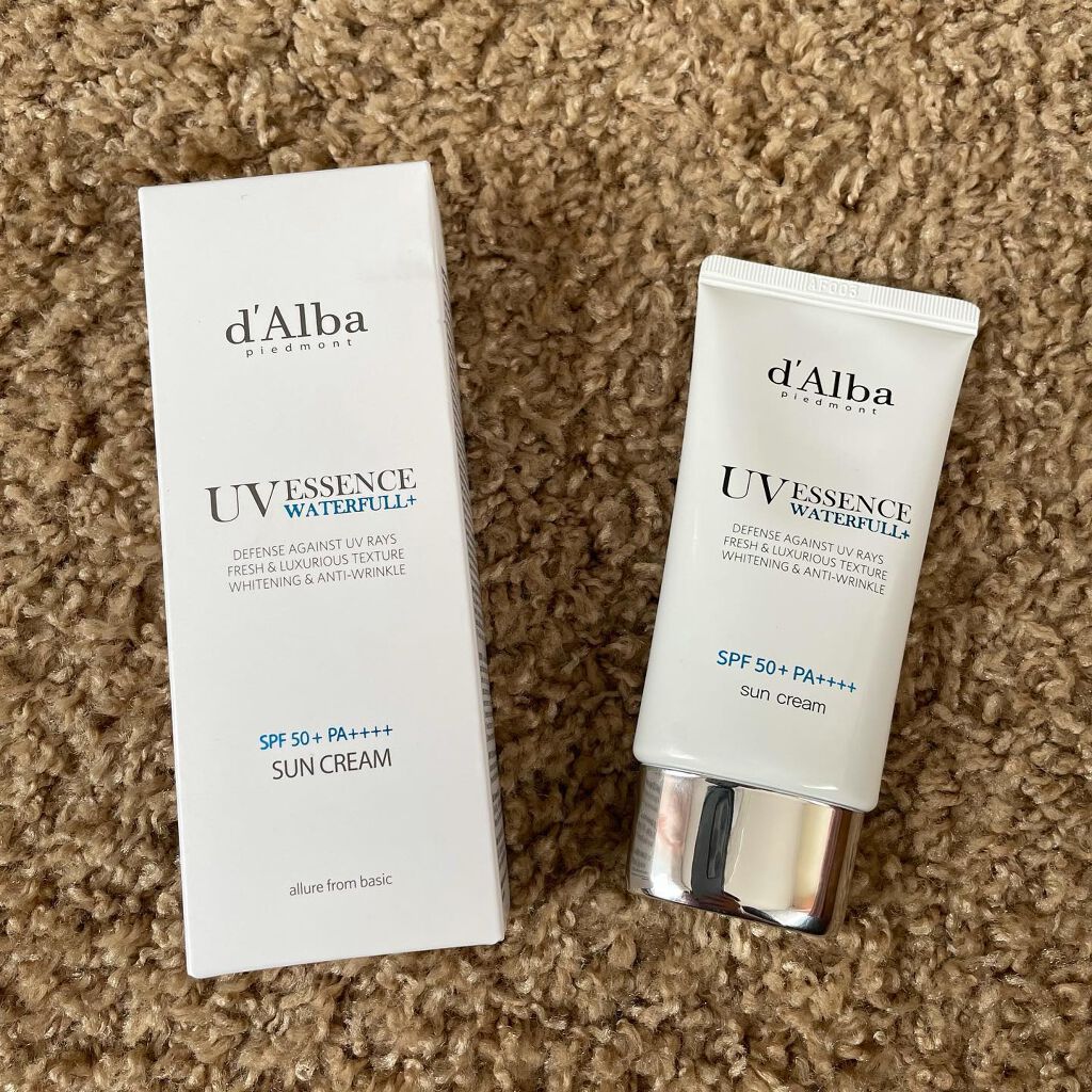 ダルバ ウォータフル エッセンス サンクリーム/ダルバ/日焼け止めクリームを使ったクチコミ（1枚目）