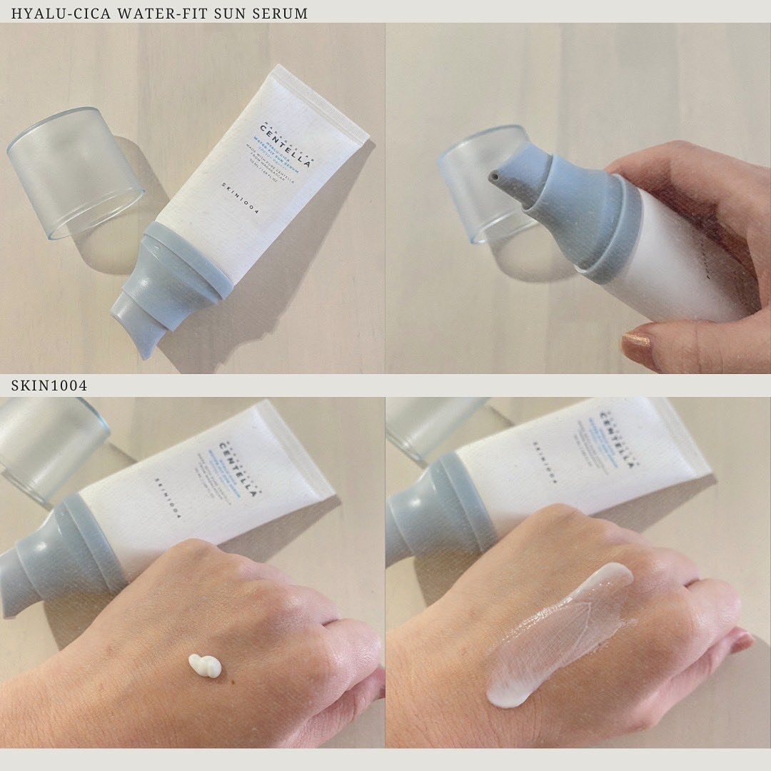 ヒアルーシカ ウォーターフィット サンセラム/SKIN1004/日焼け止めローションを使ったクチコミ（2枚目）