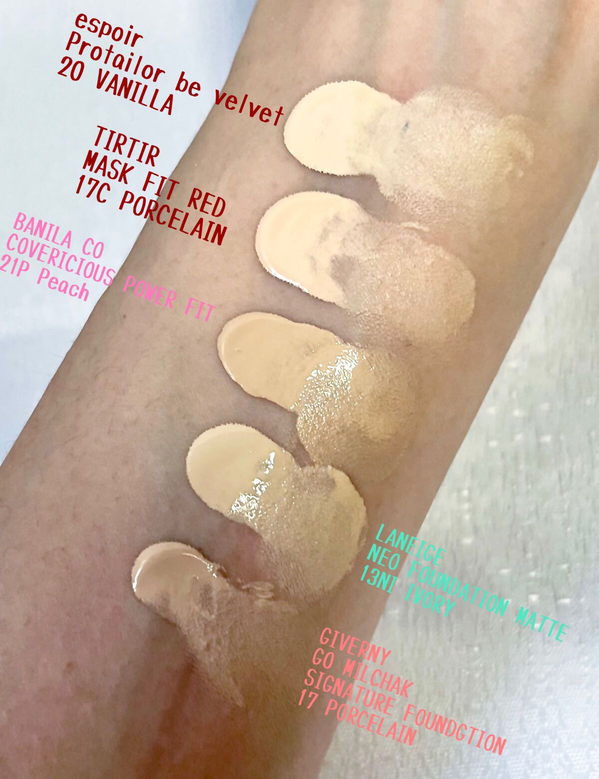 高密着シグネチャーファンデーション/GIVERNY/リキッドファンデーションを使ったクチコミ(7枚目)