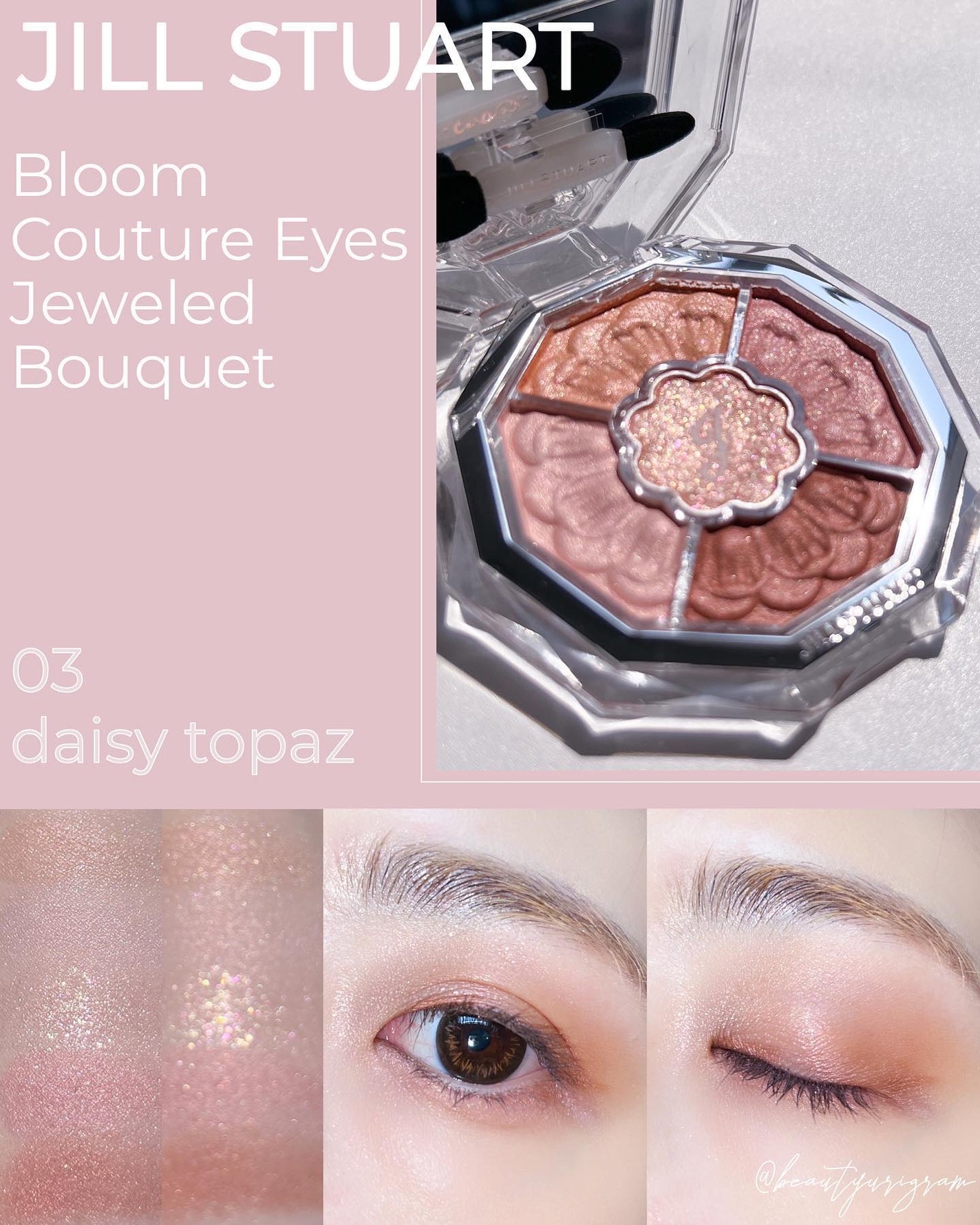 ジルスチュアート ブルームクチュール アイズ ジュエルドブーケ/JILL STUART/アイシャドウパレットを使ったクチコミ(4枚目)