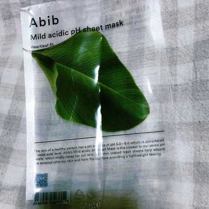弱酸性pHシートマスク ドクダミフィット/Abib /シートマスク・パックを使ったクチコミ(1枚目)