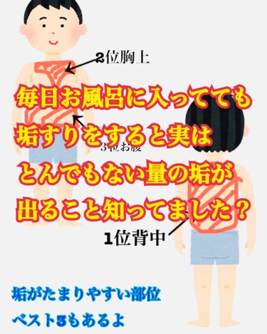 毎日きちんと体を洗っていても垢が取り切れていないことがほとんどなの知ってました😢？



垢すりを使うだけで驚くほどに垢が出てきます！
腕や足はほとんど出ませんが
背中などを擦るとボロボロと垢が出てきま