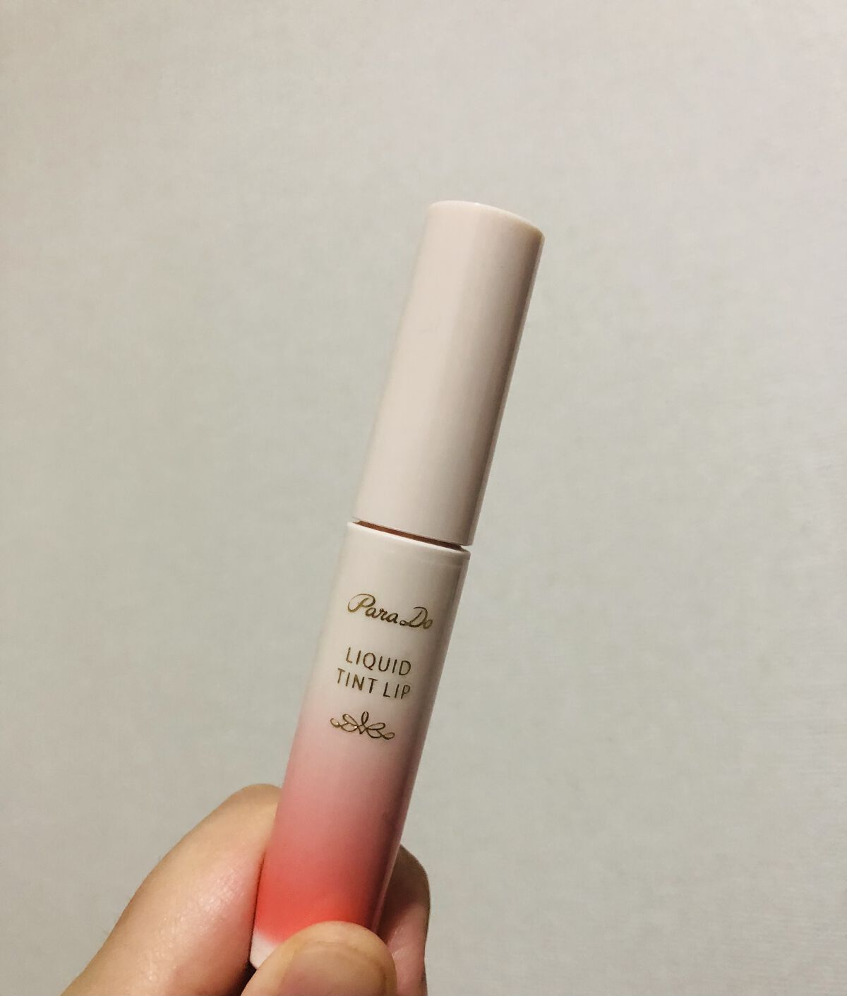 リキッドティントリップ PK01 ピーチ(ピンク系)/パラドゥ/リップティントを使ったクチコミ（2枚目）