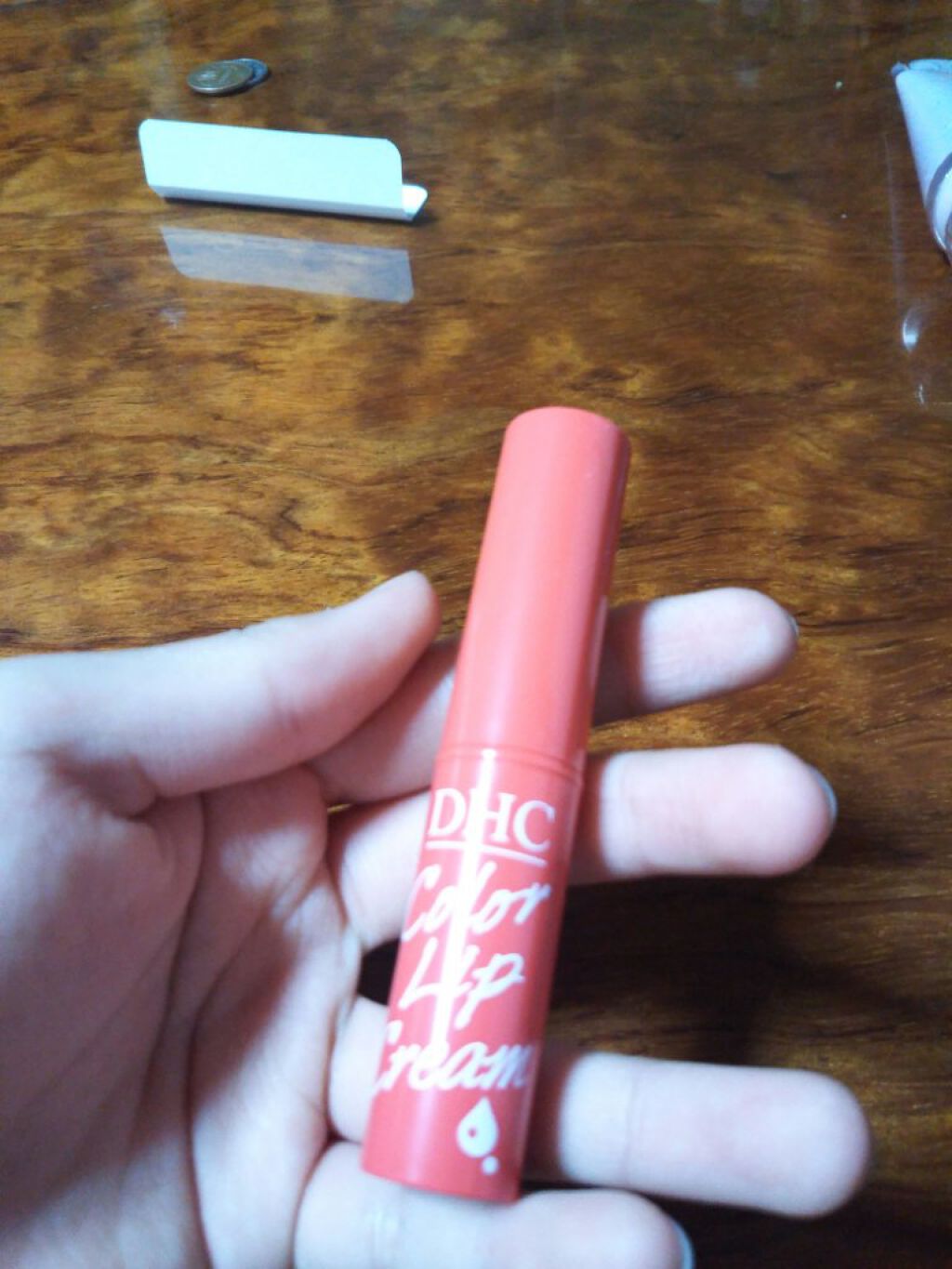 濃密うるみカラーリップクリーム/DHC/リップクリームを使ったクチコミ（2枚目）