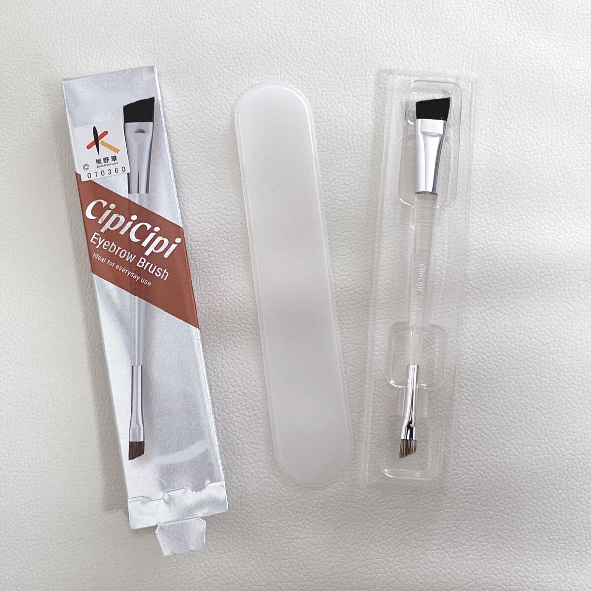 アイブロウブラシ 熊野筆/CipiCipi/メイクブラシを使ったクチコミ（1枚目）