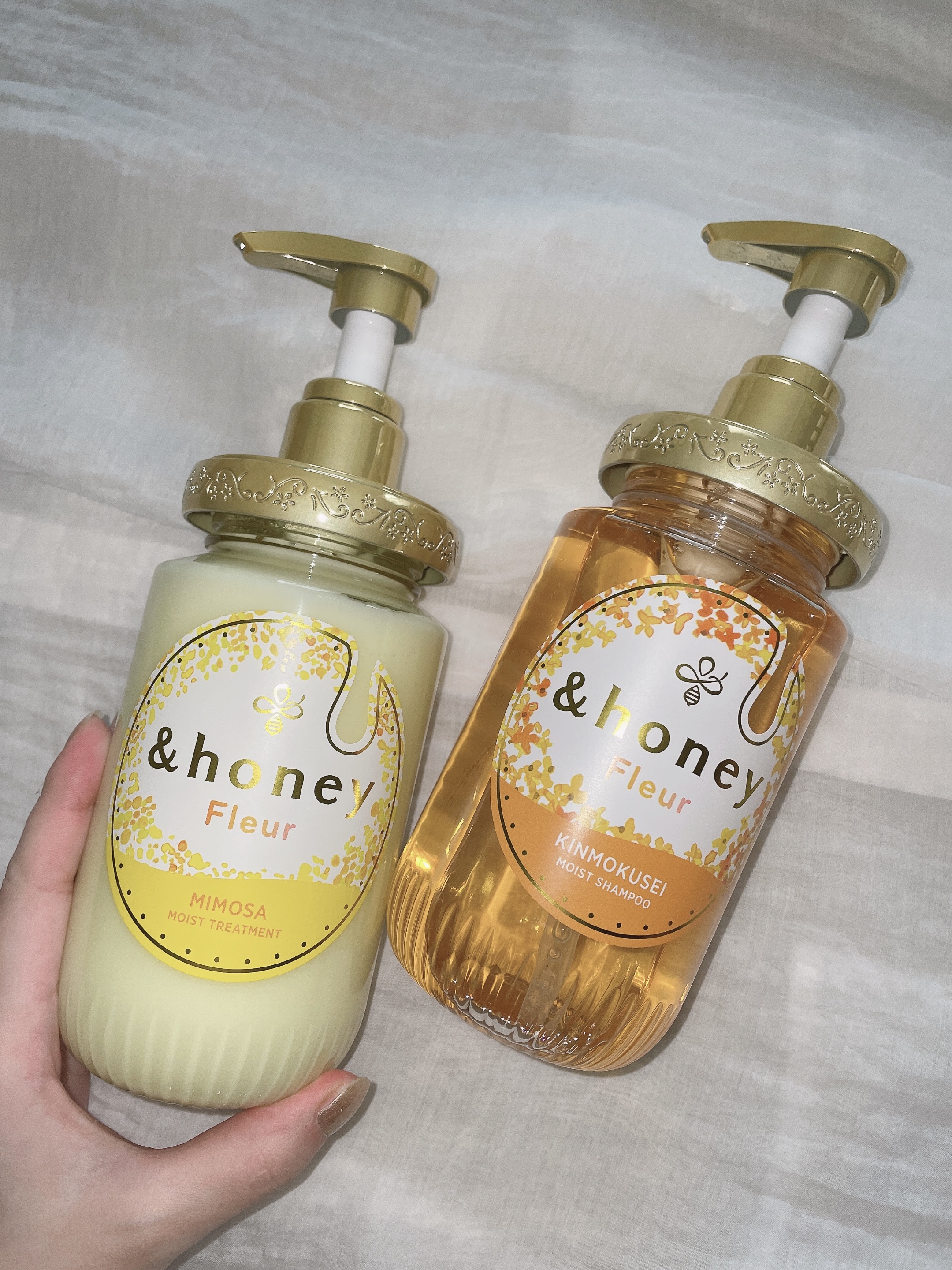 アンドハニー フルール シャンプー1.0 /アンドハニー フルール トリートメント2.0 シャンプー 450ml/&honey/市販シャンプーを使ったクチコミ（1枚目）